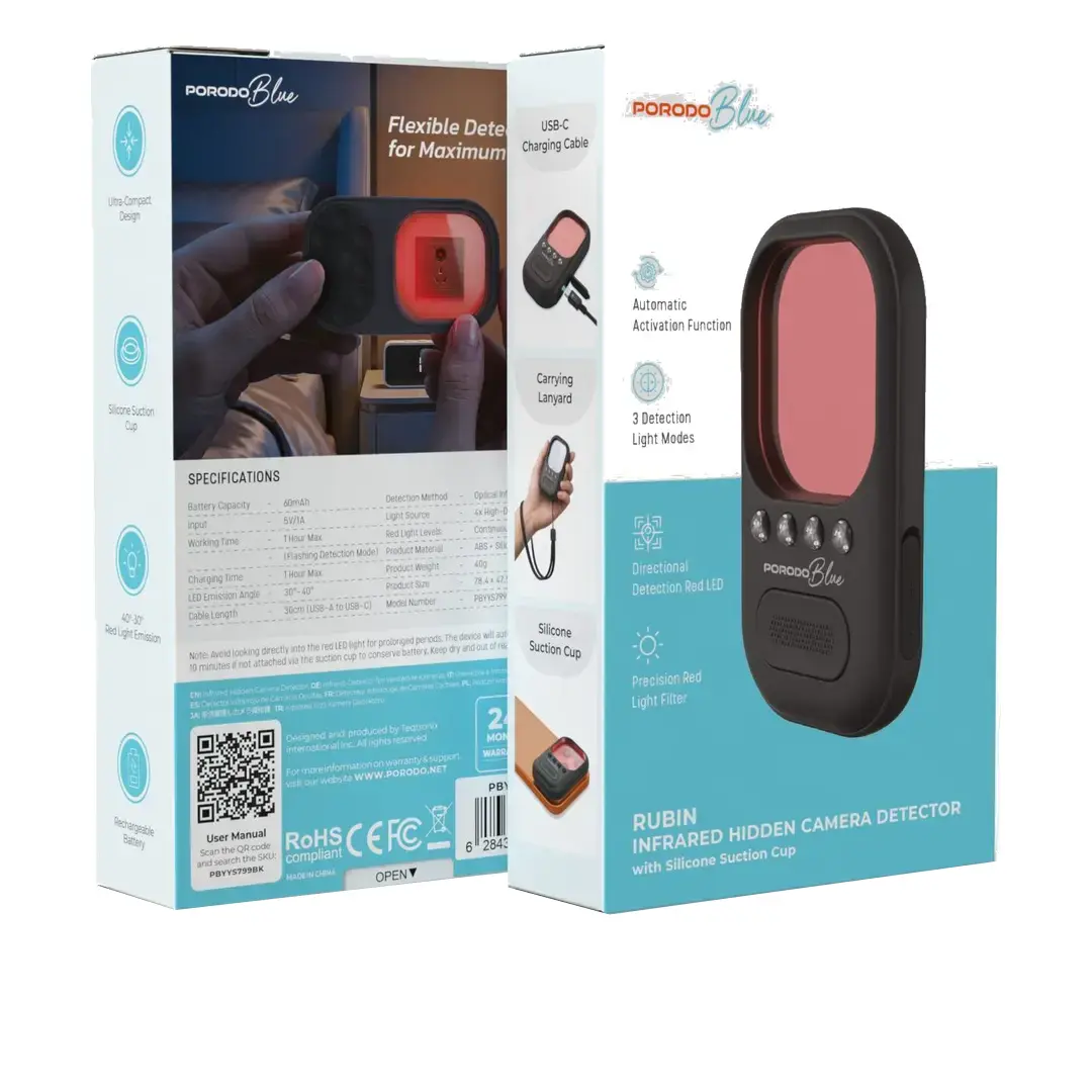 Blue Infrared Camera Detector -  Black