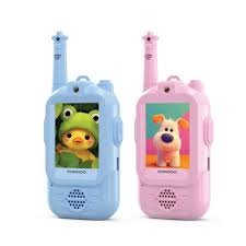 Porodo PIKO PIKO Rechargeable Video Walkie Talkie 300M Pair (Pink +Blue )