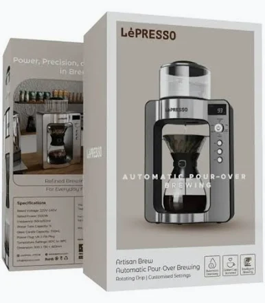 Lepresso Artisan Brew Automatic Pour over Brewing - Black