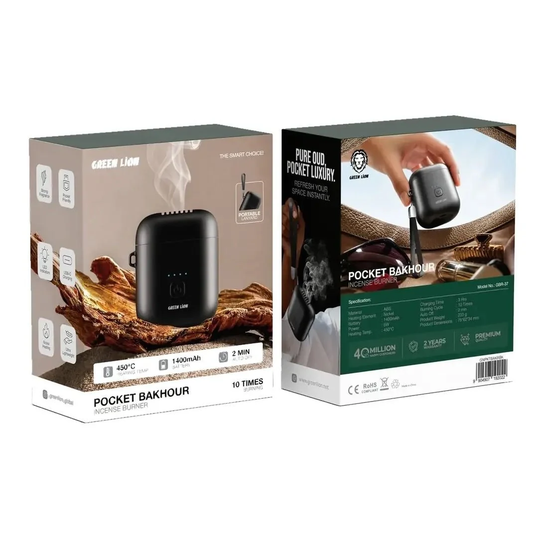 pocket bakhour incense burner