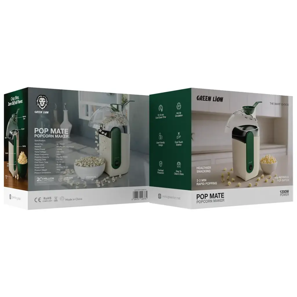 Popcorn Maker 1200W - White