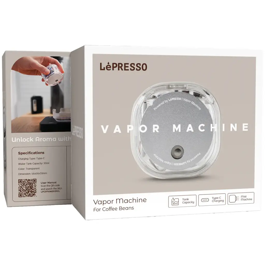 Vapor Machine For Coffee Beans - Transparent