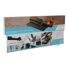 Porodo Blue 22-in1 Compact Keyboard Wrist Rest with Cleaning Kit