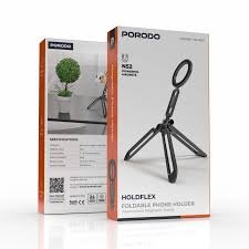 Porodo HoldFlex Multifunctional Phone Holder Aluminium Alloy
